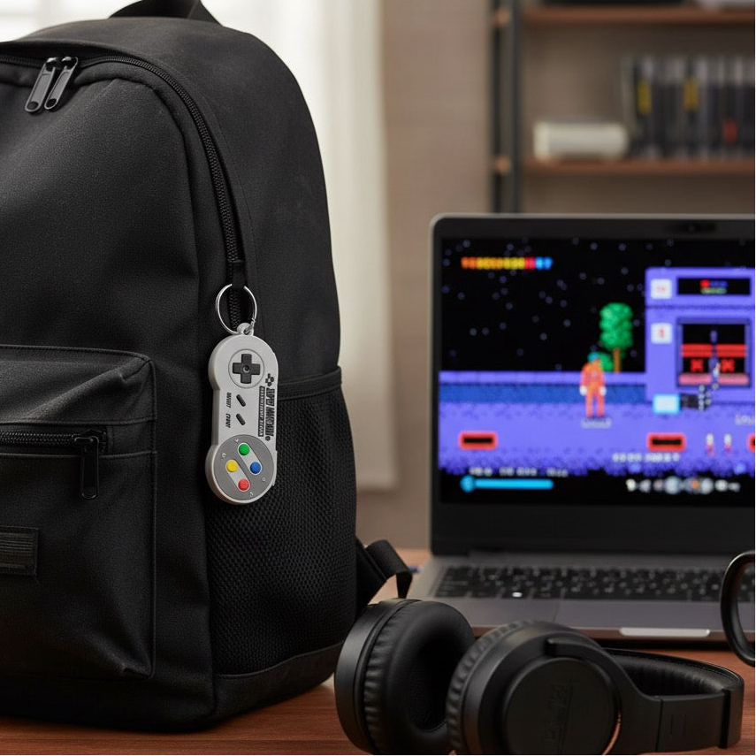 Super Nintendo Keychain