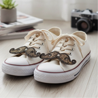 Shoe Wings -Mustache