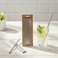 Reusable Metal Drinking Straws (Set of 8)