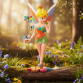 Tinker Bell on Flower Figurine