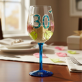 Age-30 Julie Childs Dragonfly Wine Glass