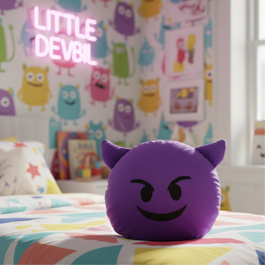 Angry Emoji Cushion