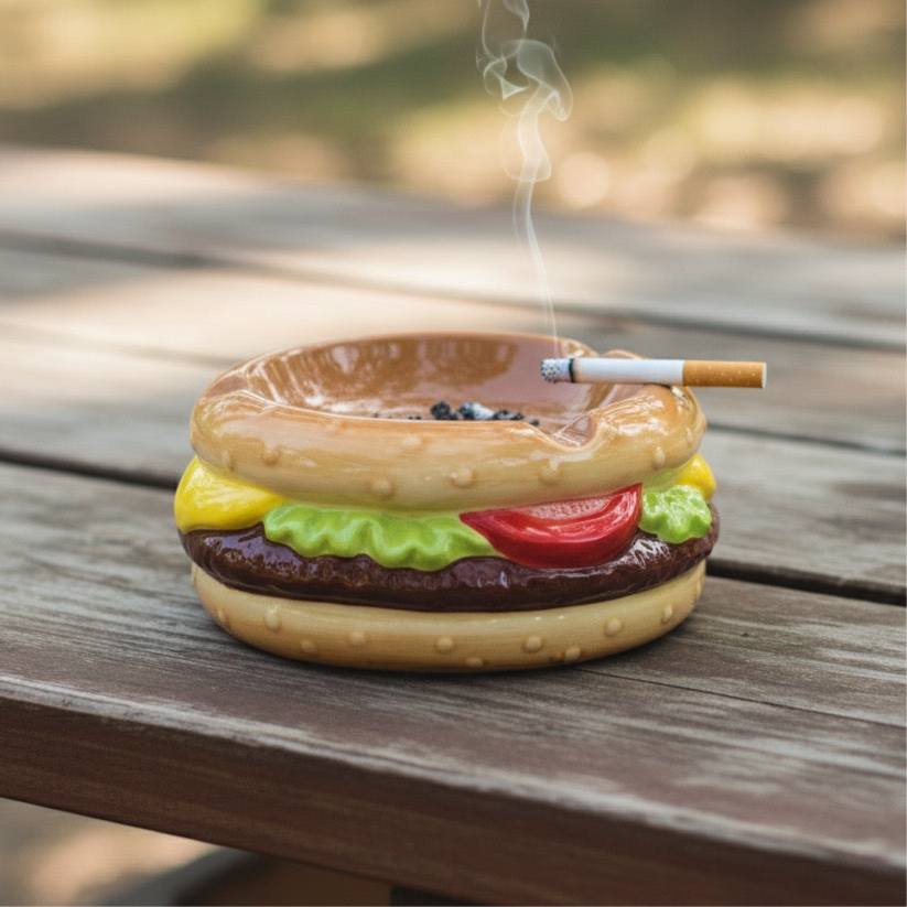 Burger Ashtray