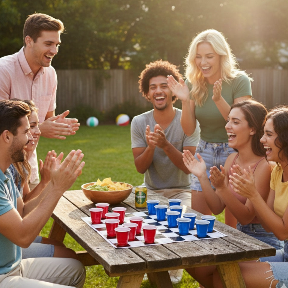 Checker Shots Drinking Game