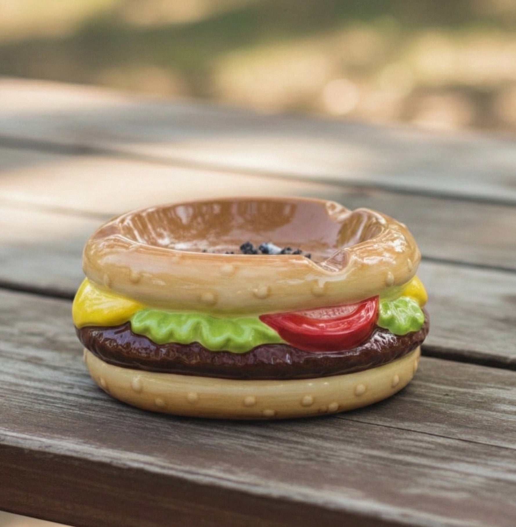 Burger Ashtray