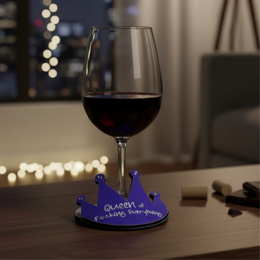 Queen of F*cking Everything Wine Slipper