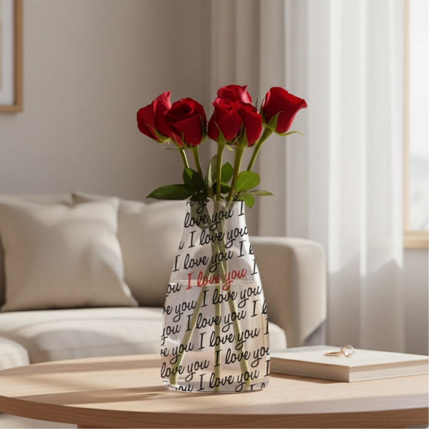 Expandable Flower Vase - I Love You