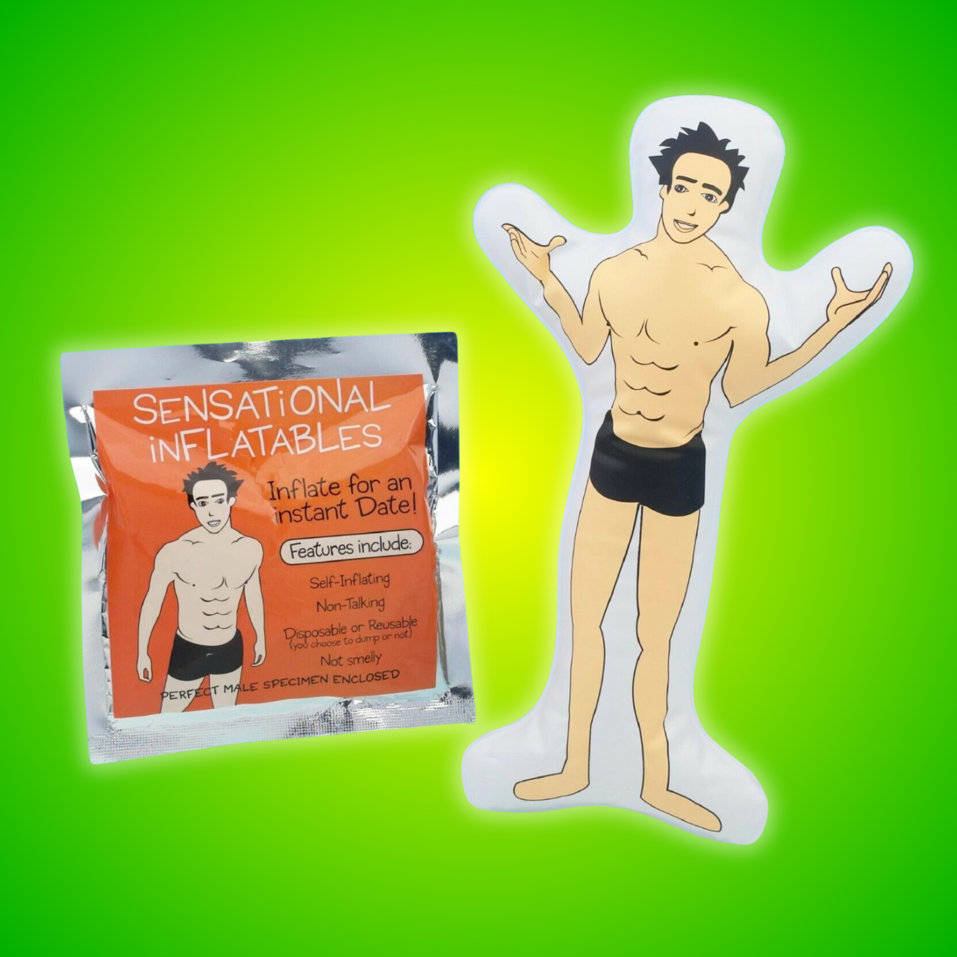 Inflate-a-Date! Inflatable Boyfriend - Monkey Monkey Cyprus