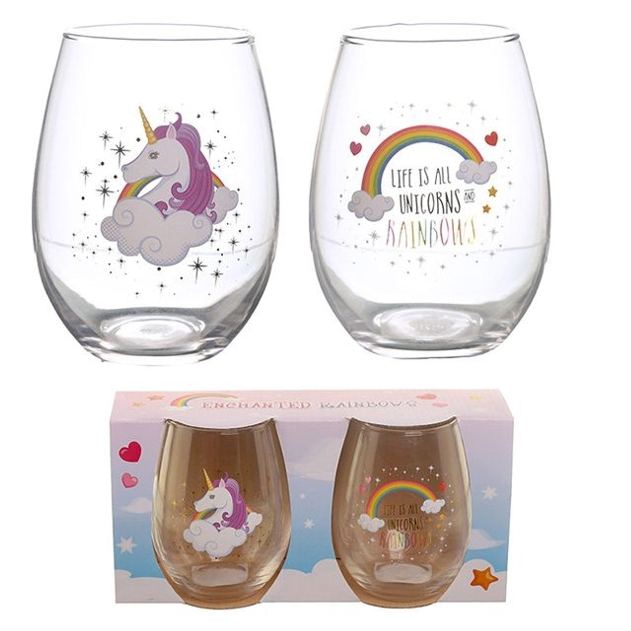 Unicorn Tumblers (Set of 2)