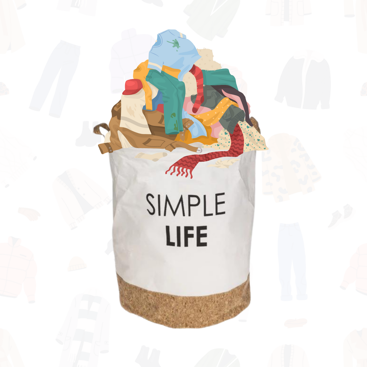 Simple Life Laundry Basket