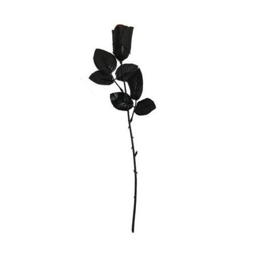 Black Rose with Red Glitter - Monkey Monkey Cyprus
