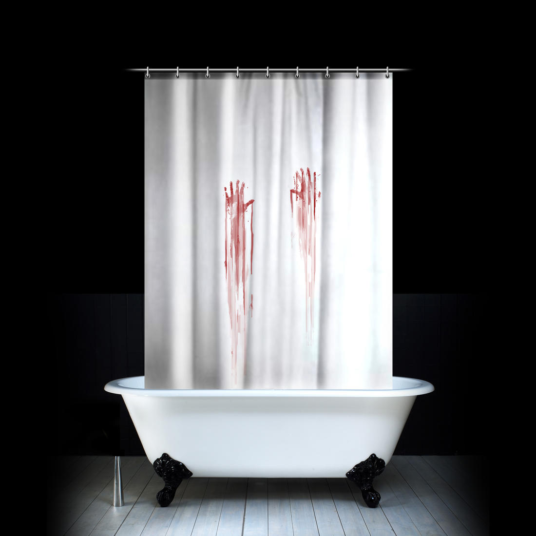 Blood Bath Shower Curtain - Monkey Monkey Cyprus