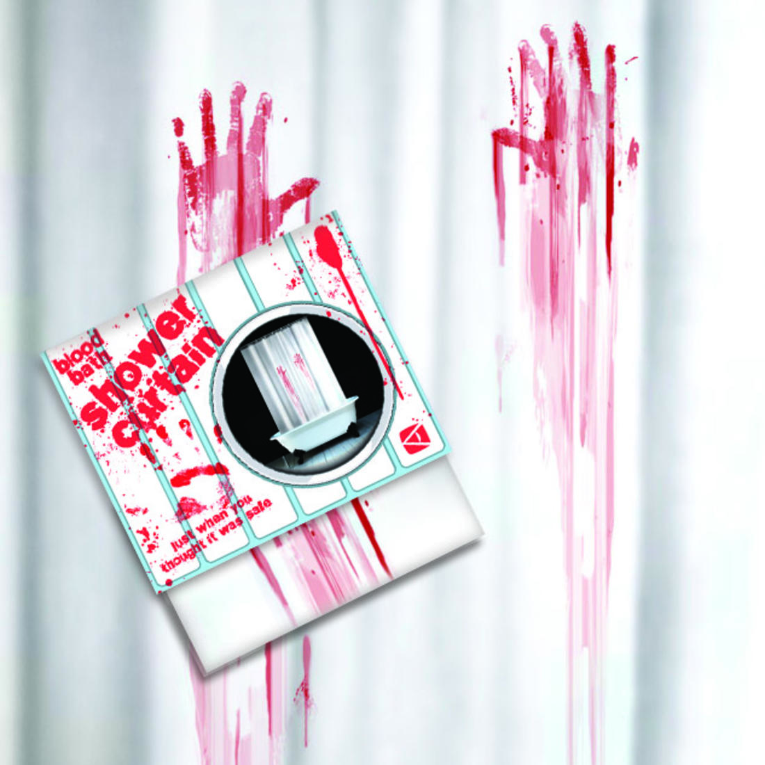 Blood Bath Shower Curtain - Monkey Monkey Cyprus