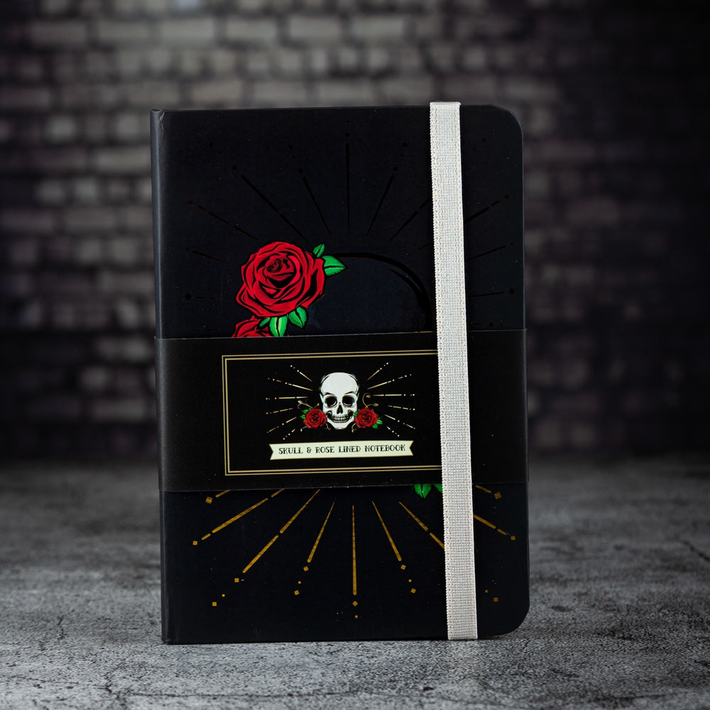 Skulls And Roses A6 Notebook - Monkey Monkey Cyprus