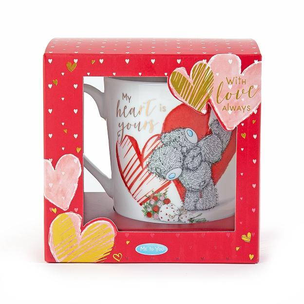 My Heart Is Yours Me to You Bear Mug - Monkey Monkey Cyprus