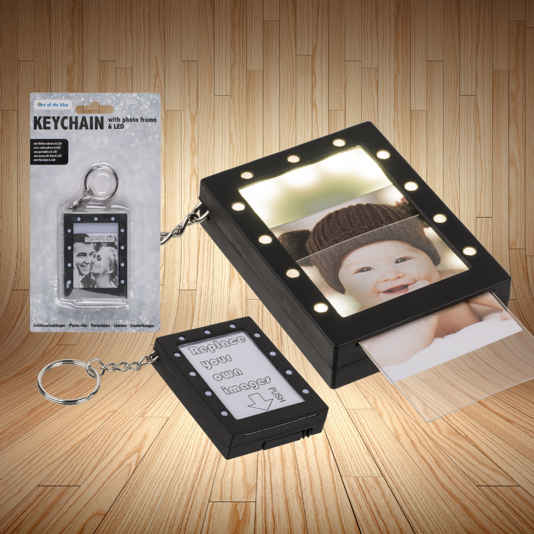 Light Up Keychain Photo Frame