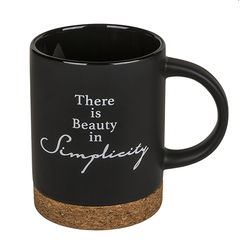 Cork Mug - Black - Monkey Monkey Cyprus