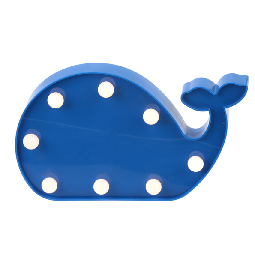 Blue Whale Standing Light - Monkey Monkey Cyprus