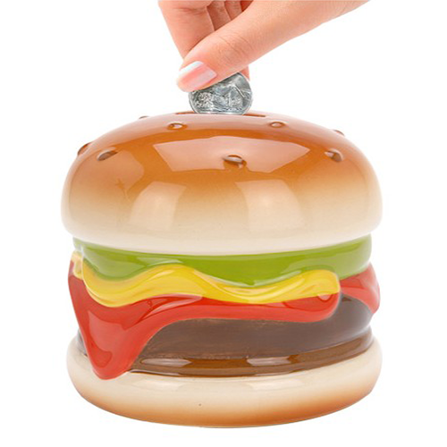 Burger Money Bank - Monkey Monkey Cyprus