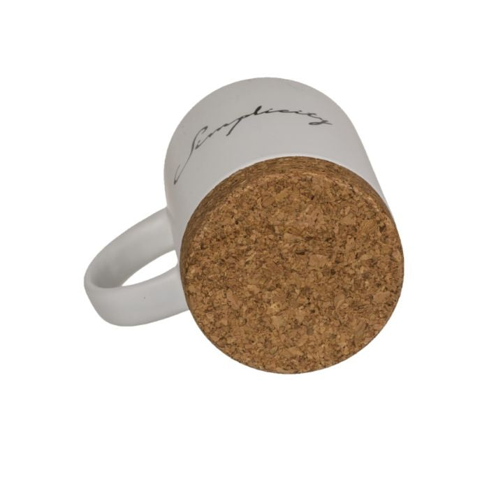 Cork Mug - White