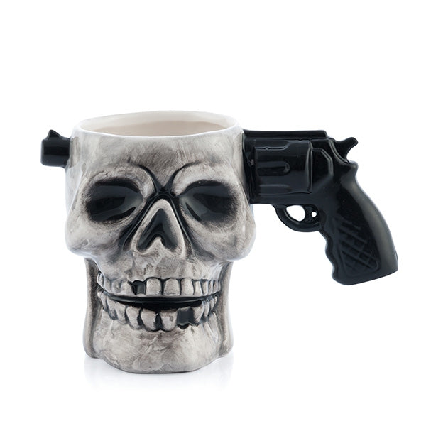 Skull Gun Mug - Monkey Monkey Cyprus