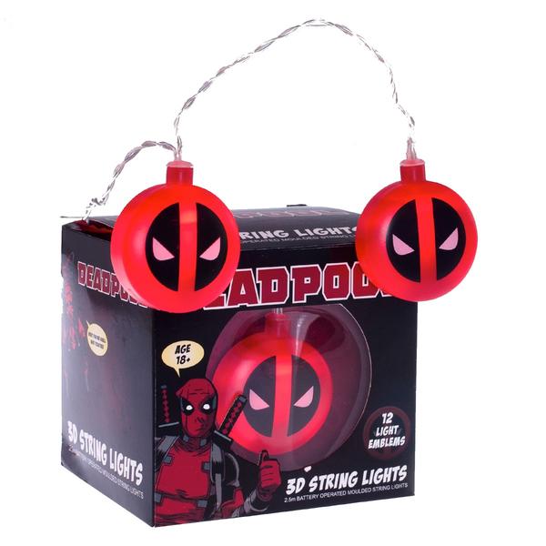 Marvel Deadpool 3D String Lights - Monkey Monkey Cyprus