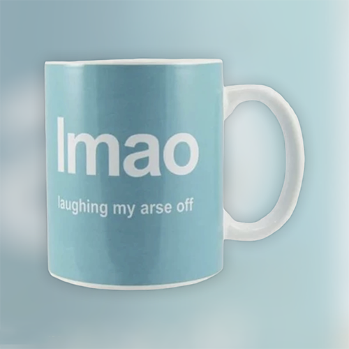 LMAO - Laughing My Arse Off Mug - Monkey Monkey Cyprus