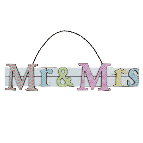 Mr & Mrs Moroccan Style Sign - Monkey Monkey Cyprus