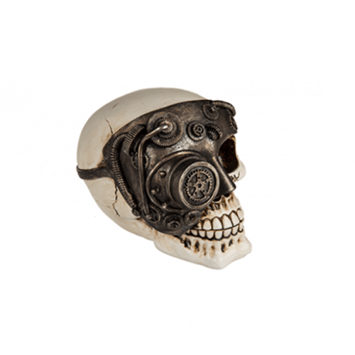 Cyborg Skull Ornament - Monkey Monkey Cyprus