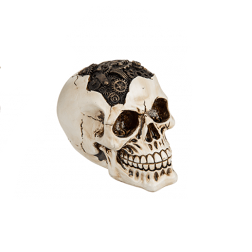 Cyborg Skull Ornament - Monkey Monkey Cyprus