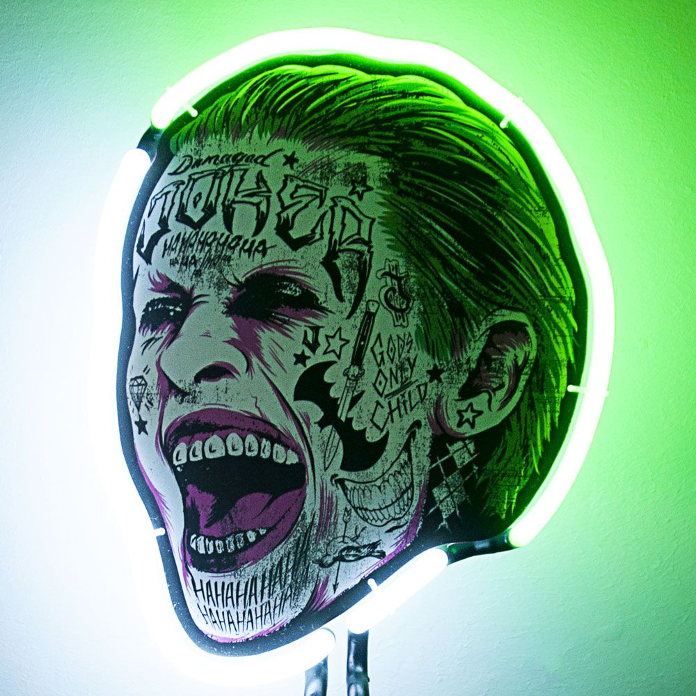 Suicide Squad Joker Neon Light - Monkey Monkey Cyprus